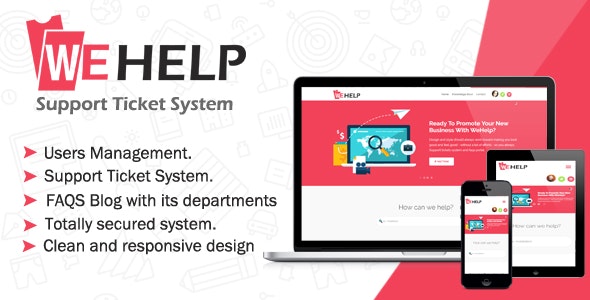 WeHelp v3.5 - Ticket Support System WeHelp v3.5 - Ticket Support System