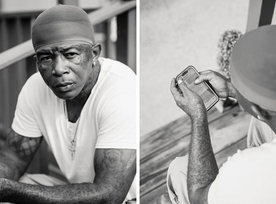Marcus Price photographed in Mississippi on August 21. (Ashleigh Coleman for NBC News)