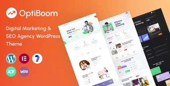 OptiBoom - Digital Marketing & SEO Agency WordPress Theme v1.0.5