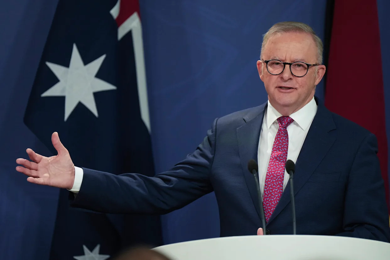 Australia will recognize a Palestinian state, Prime Minister Albanese says