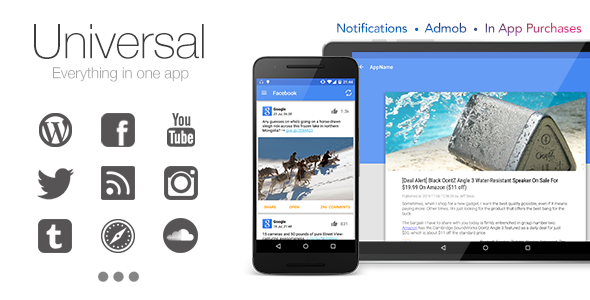 Universal v2.5 - Full Multi-Purpose Android App
