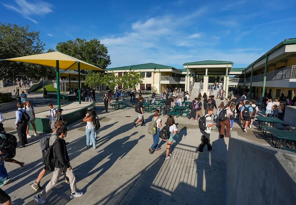 Florida students return for first day of school. When is Labor Day, first holiday of year?