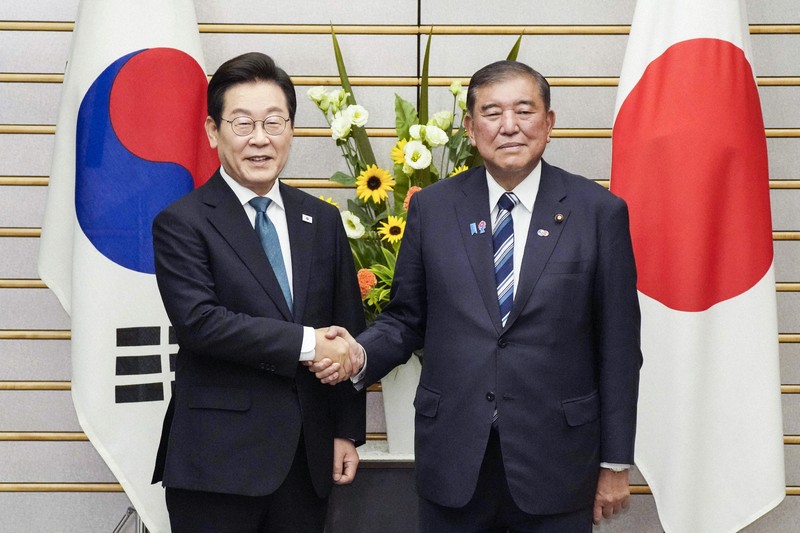 韓国での石破氏の好感度、近年首相で最高　首脳会談が影響か