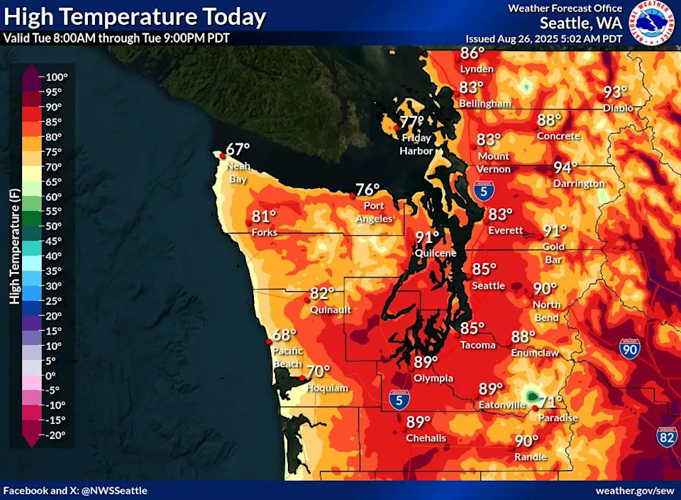 Heat wave lingers over the Pacific Northwest. When will temperatures cool in Washington?