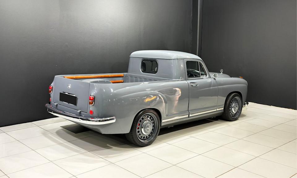 This Looks Like A Rare Mercedes W120 Pickup, But It's Actually An AMG A45 Truck