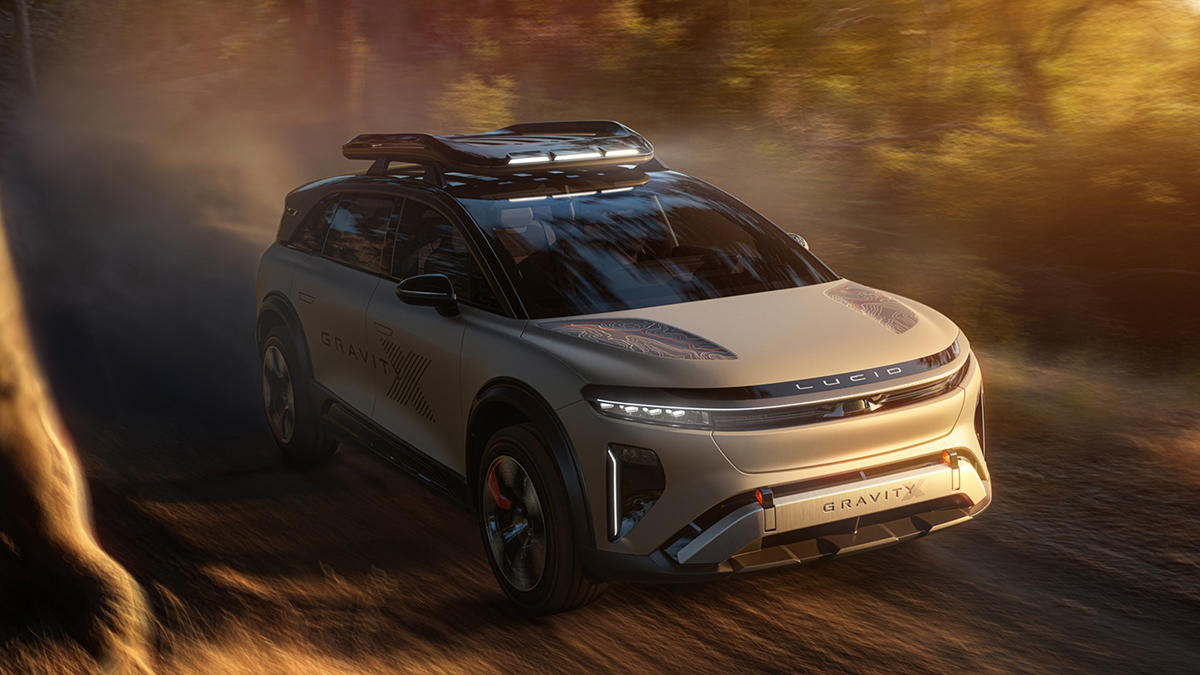 The Lucid Gravity X Reimagines the Electric SUV as an All-Terrain Beast