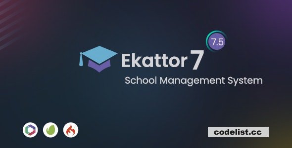 Ekattor School Management System v7.5 - nulled