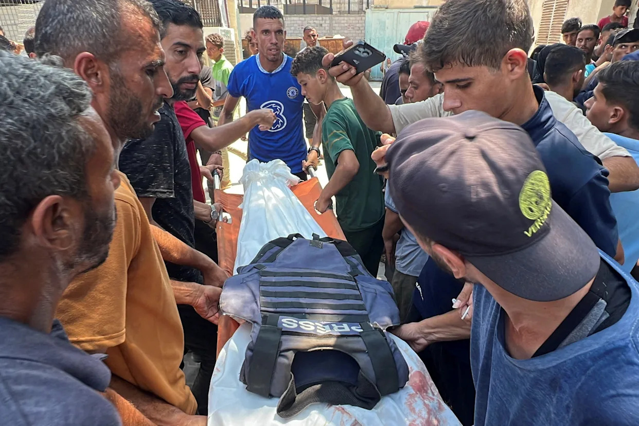 Israel’s killing of five Gaza journalists draws global condemnation