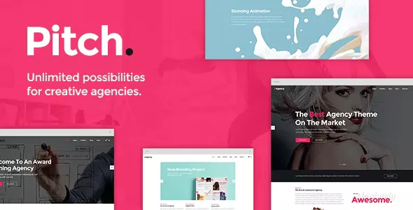 Pitch - Digital Agency & Freelancer Theme v3.8