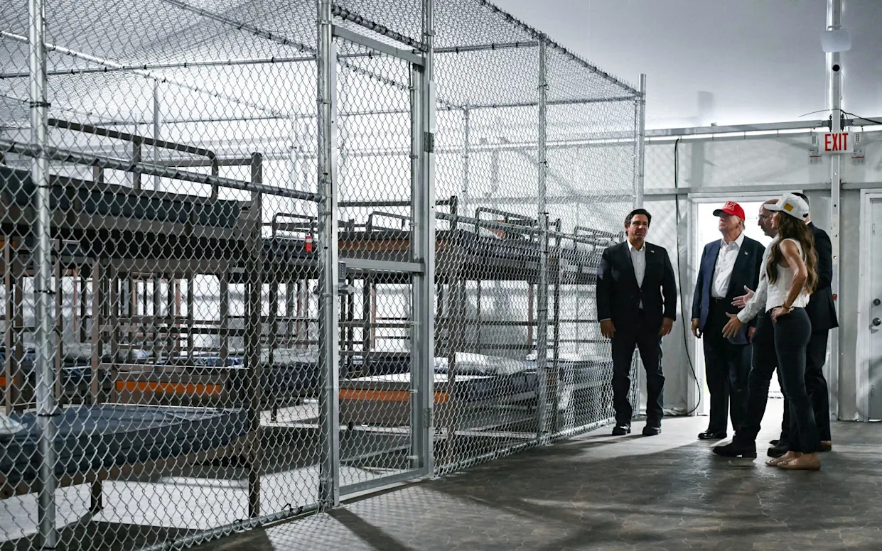 Judge orders halt to construction at Florida’s ‘Alligator Alcatraz’