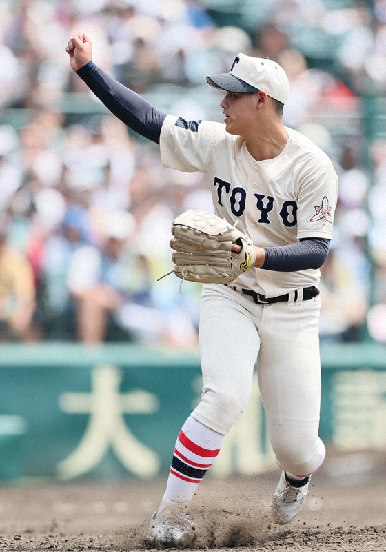 「ウイニングボールは…」復帰登板の東洋大姫路・阪下　夏の甲子園