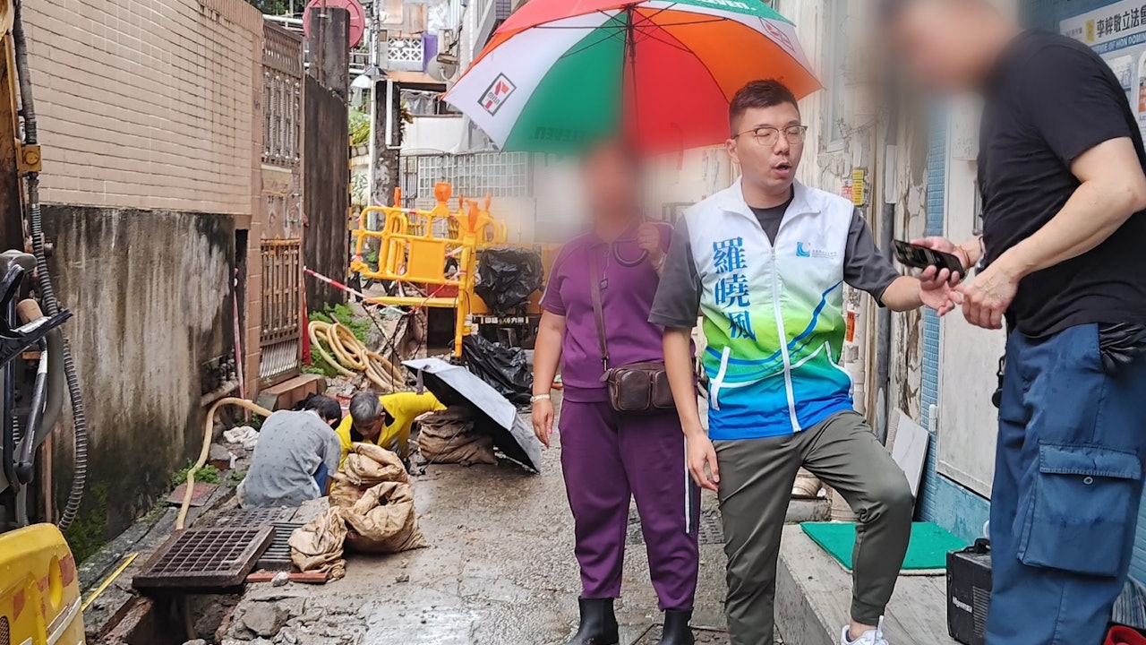 大埔泮涌村一帶突然停電　羅曉楓：初步懷疑附近工程損電線與水管