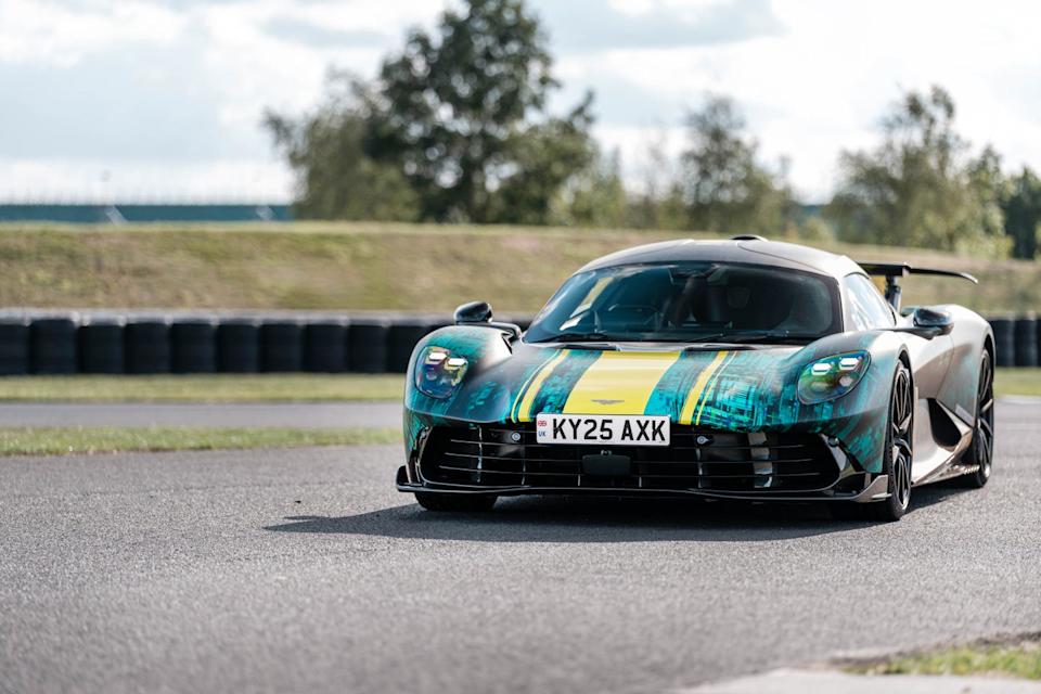 2026 aston martin valhalla prototype front bumper