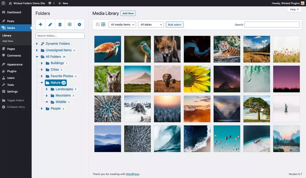 Wicked Folders Pro - WordPress Media Library Folders Plugin v3.2.3