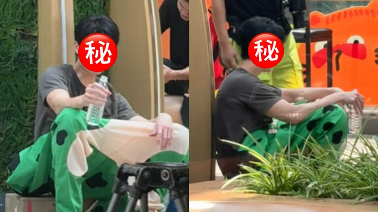 型男視帝街頭拍劇被偶遇盡揭辛酸一面　做一事面露痛苦表情惹熱議