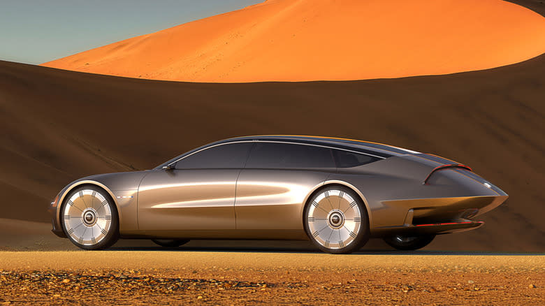 Rear 3/4 view of the Buick Electra Orbit concept