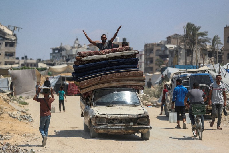 イスラエル軍、ガザ市制圧に向け予備役6万人を招集へ　地元報道