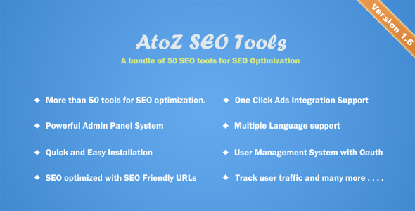AtoZ SEO Tools v1.6 - Search Engine Optimization Tools AtoZ SEO Tools v1.6 - Search Engine Optimization Tools