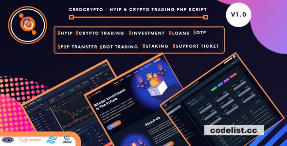 CredCrypto v3.1 - HYIP Investment and Trading Script - nulled