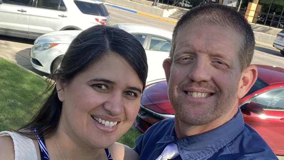 This photo of the couple together was posted by Cristen Brink on her Facebook profile earlier this year. - From Cristen Brink/Facebook