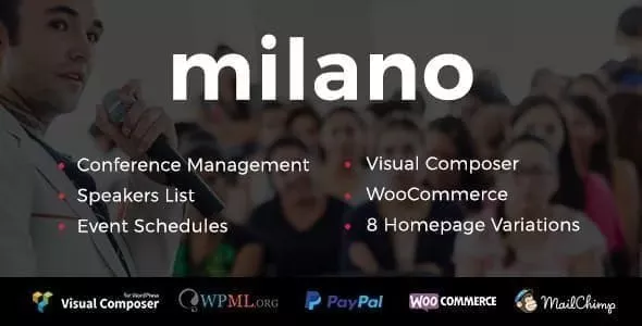 Milano v1.1.2 - Event & Conference WordPress