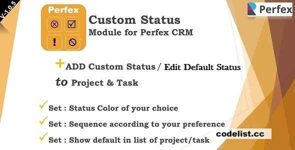 Add-on Statuses Module for Perfex CRM v1.0.5