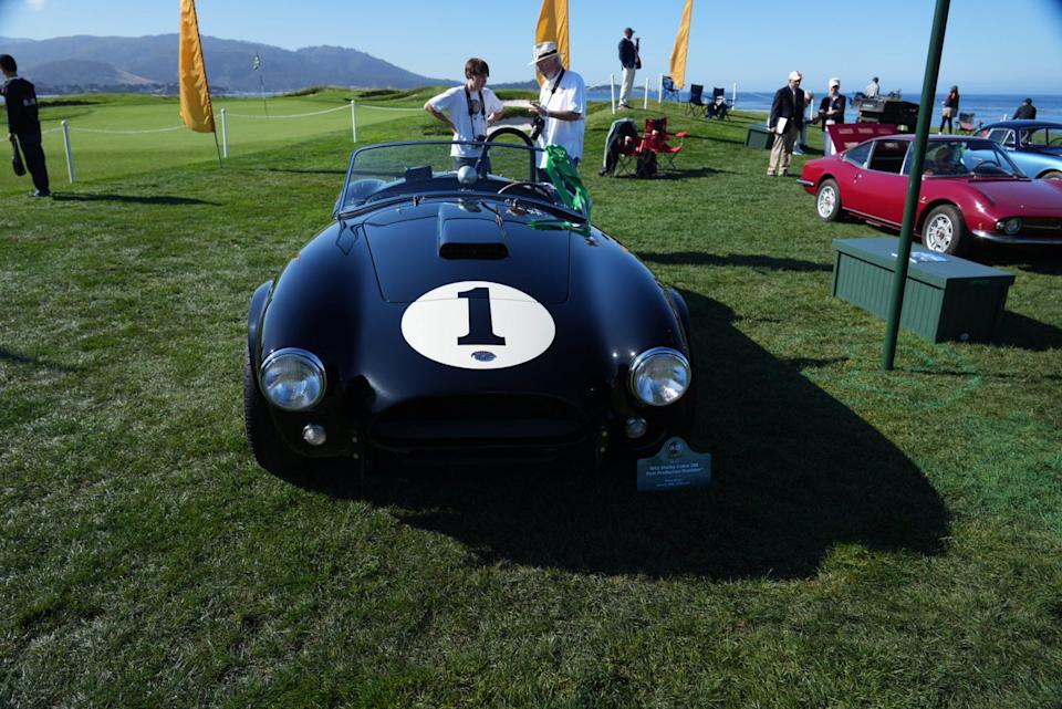 1962 shelby cobra at pebble beach concours 2025