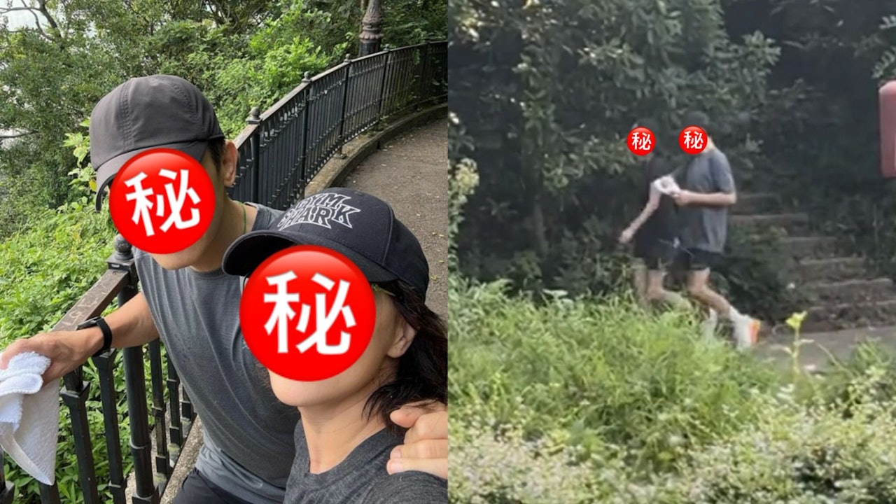 國際巨星夫妻拍拖行山被偶遇展現親民一面　一舉動神同步盡見默契