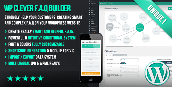 WP Clever FAQ Builder v1.43 - Smart support tool