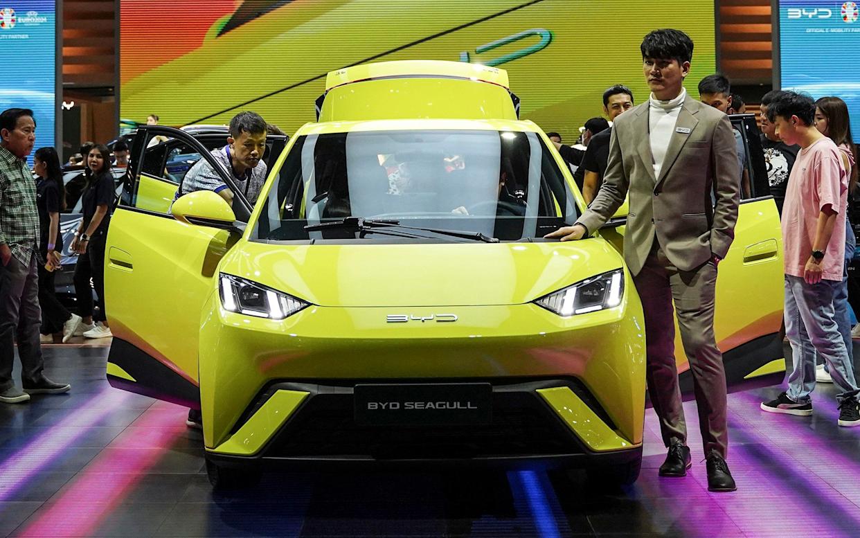 Western carmakers ‘have ceded affordable EV market to China’