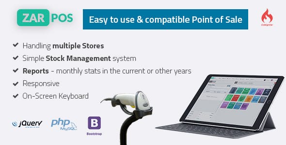 Zar POS v3.0 - point of sale web application Zar POS v3.0 - point of sale web application