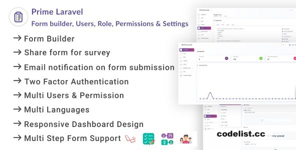 Prime Laravel v2.0.3 - Form Builder & Poll Management System - nulled