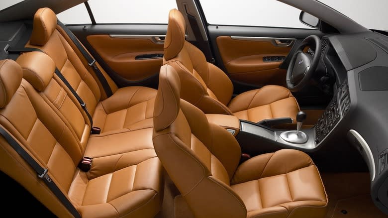 A Volvo S60 interior