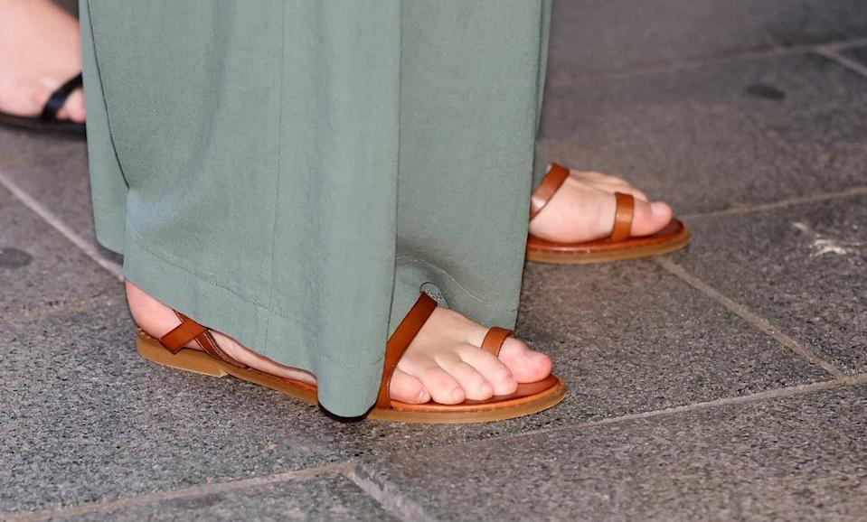 La princesa Leonor en Mallorca con sandalias planas