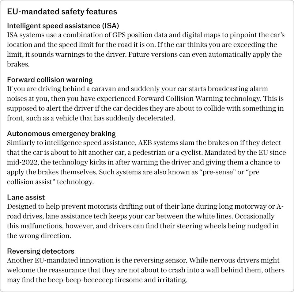 Drivers likely to shut off EU-mandated ‘safety’ features
