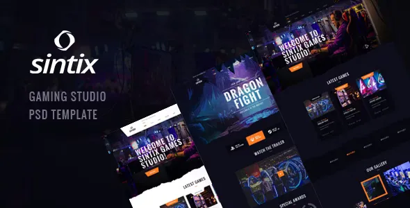 Sintix - Gaming Studio HTML Template v1.0