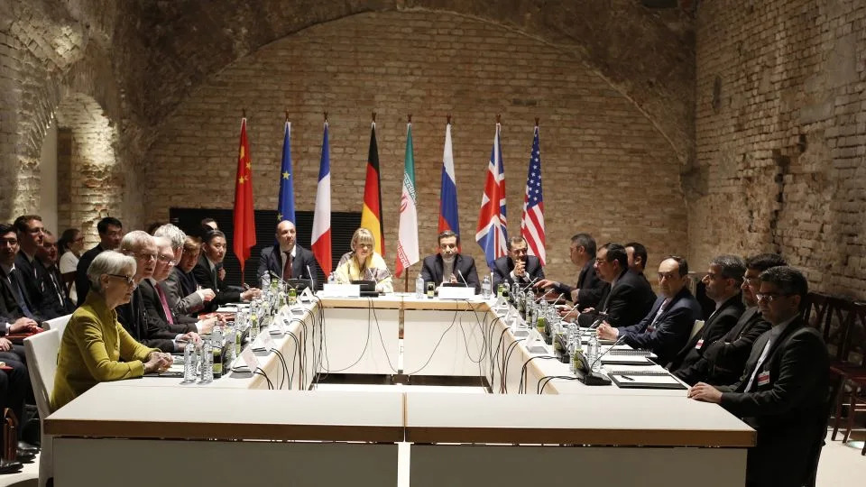 Representatives of Iran and six major powers meet in Vienna, Austria on April 24, 2015, seeking to finalise a historic deal curbing Iran´s nuclear program three weeks after reaching a framework agreement in Lausanne, Swizerland. - DDieter Nagl/AFP/Getty Images