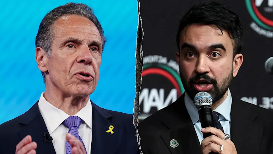 cuomo and mamdani closeup shots
