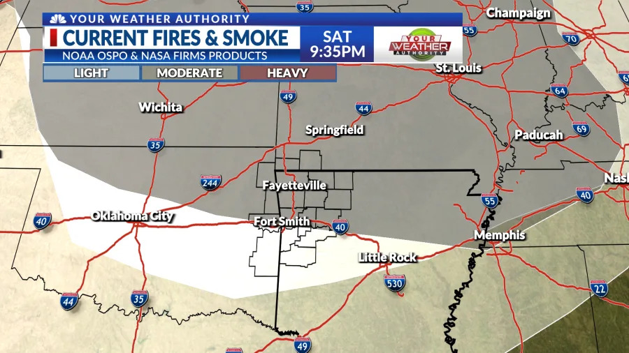Weather Blog: Hazy skies across Northwest Arkansas