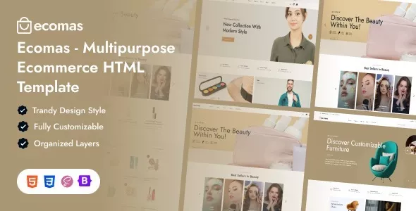 Ecomas - Multipurpose Ecommerce HTML Template