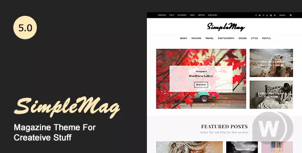 SimpleMag - Magazine Theme for Creative Stuff v5.0