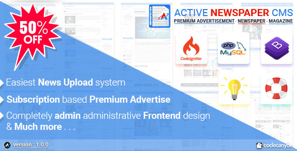 Active Newspaper CMS Active Newspaper CMS
