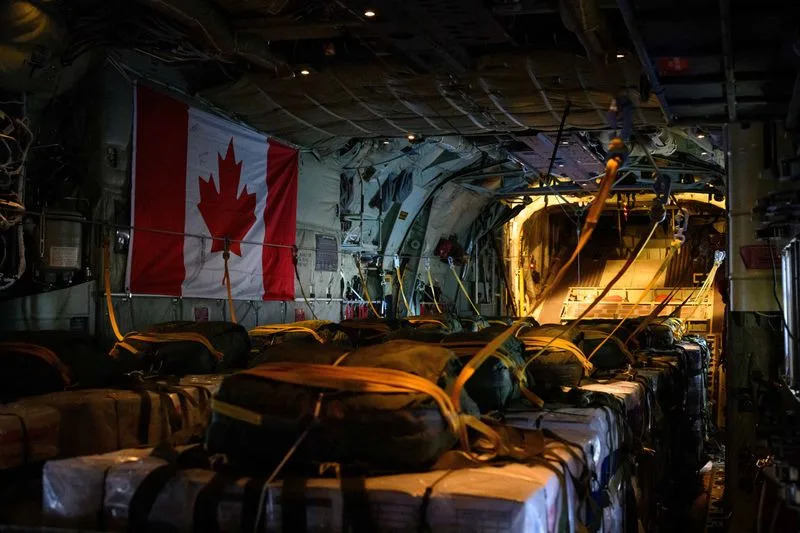 Canada airdrops aid into Gaza, says Israel violating international law