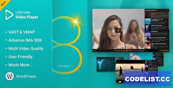 Ultimate Video Player Wordpress Plugin v8.3