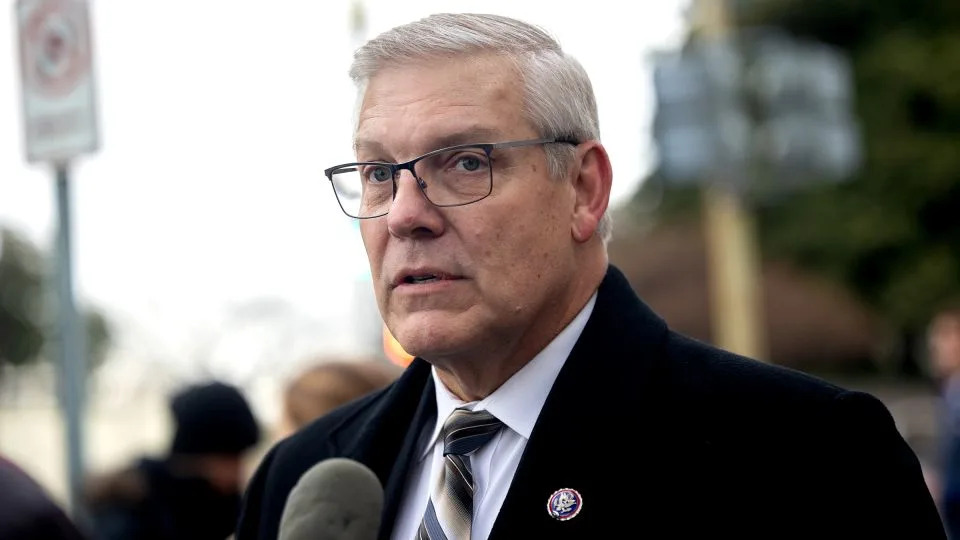This December 2024 photo shows Rep. Barry Loudermilk. - Nathan Posner/Anadolu/Getty Images