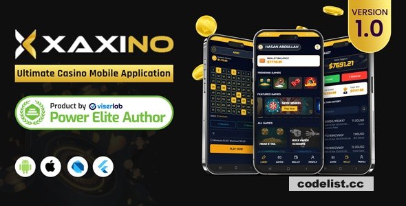 Xaxino v1.1 - Ultimate Casino Mobile Application