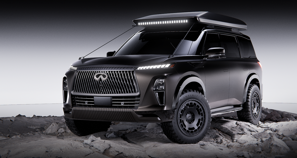 Infiniti Reimagines the QX80 for Street Performance and Off-Roading With 2 New SUV Concepts