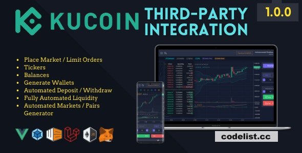 KuCoin v1.0 - Third-party Provider For Bicrypto - Market/Limit Orders, Fully Automated Liquidity