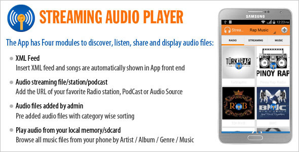 Streaming Audio Player Streaming Audio Player
