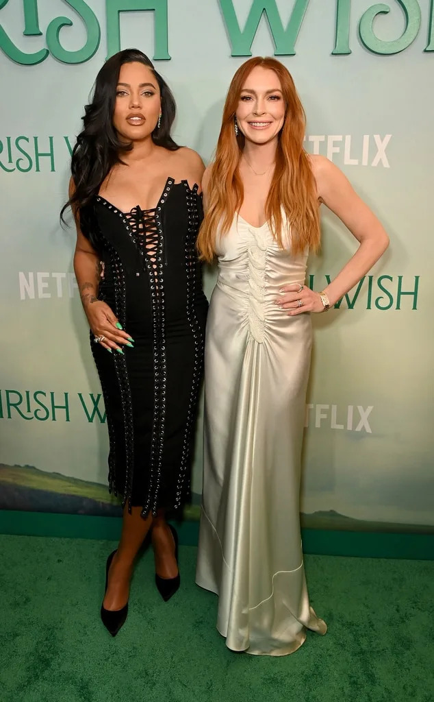 <p>Ayesha Curry & Lindsay Lohan</p>